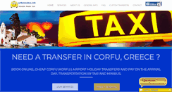 Desktop Screenshot of corfutransfers.info